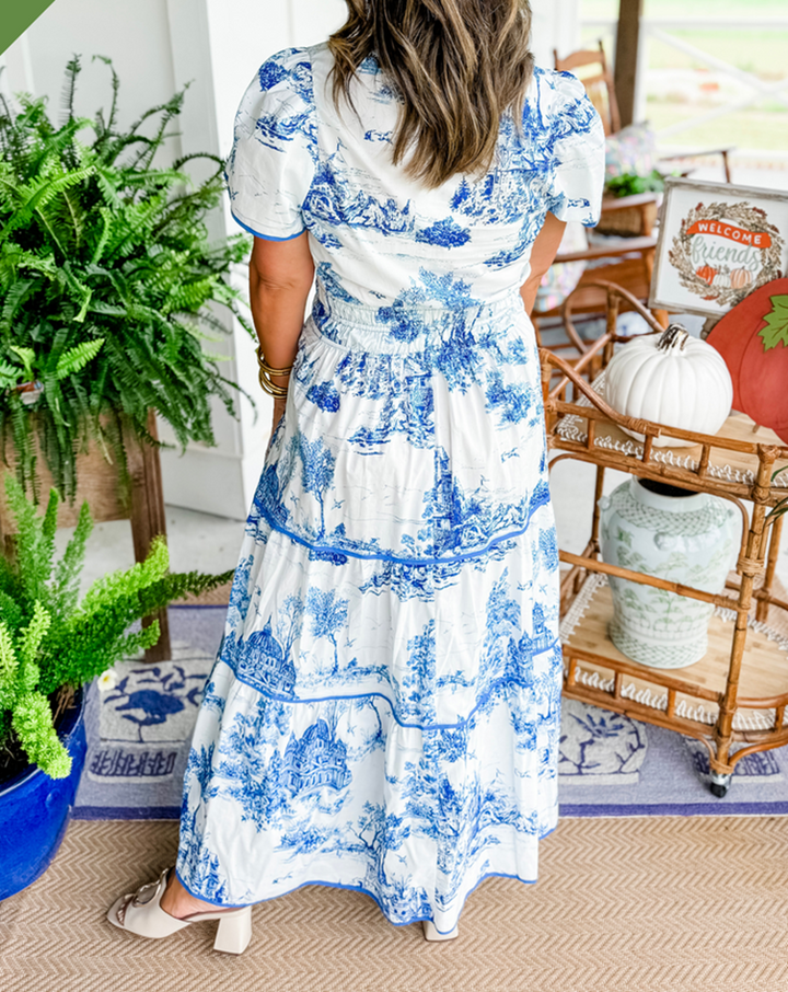 Eliza | Klassiek Toile Maxi