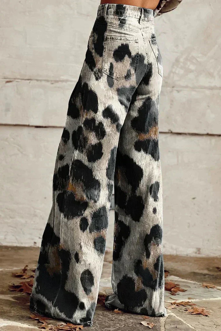 Harper | Wilde Pantalon Évasé Léopard
