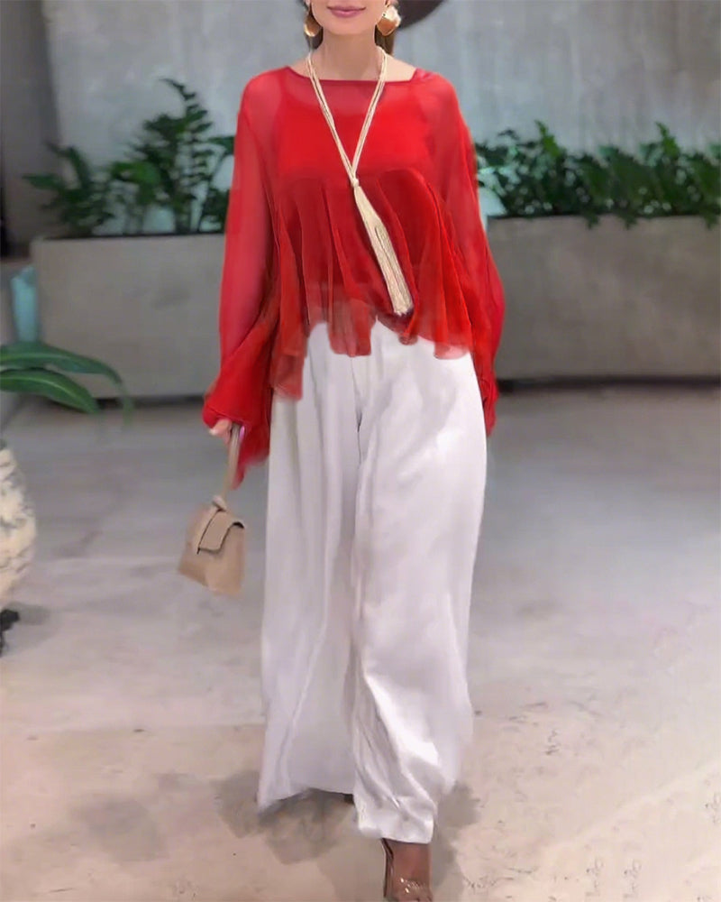 Élégante Blouse Unie