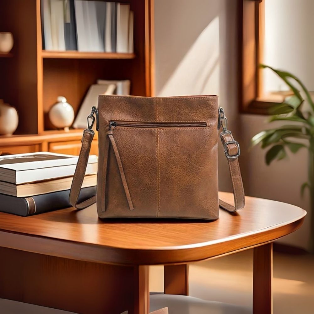 Sac à bandoulière carré rétro Lena | Dernier jour de 80% de réduction !