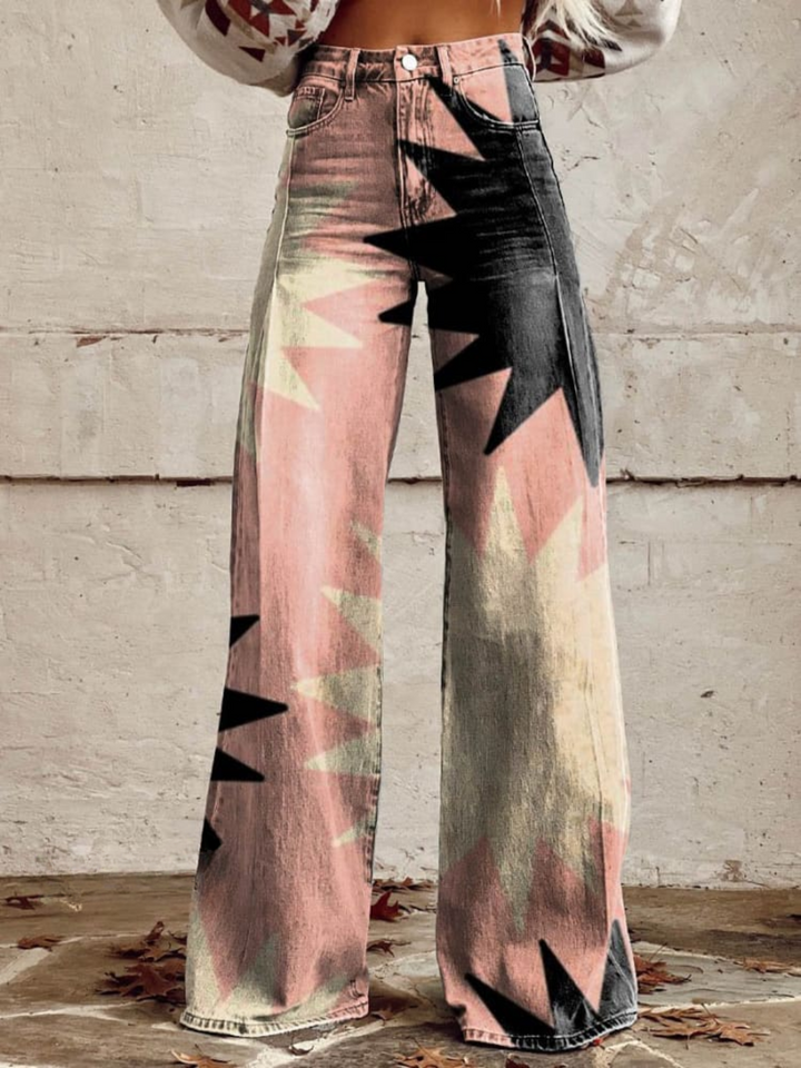 Stella | Pantalon Large Boho Étoile