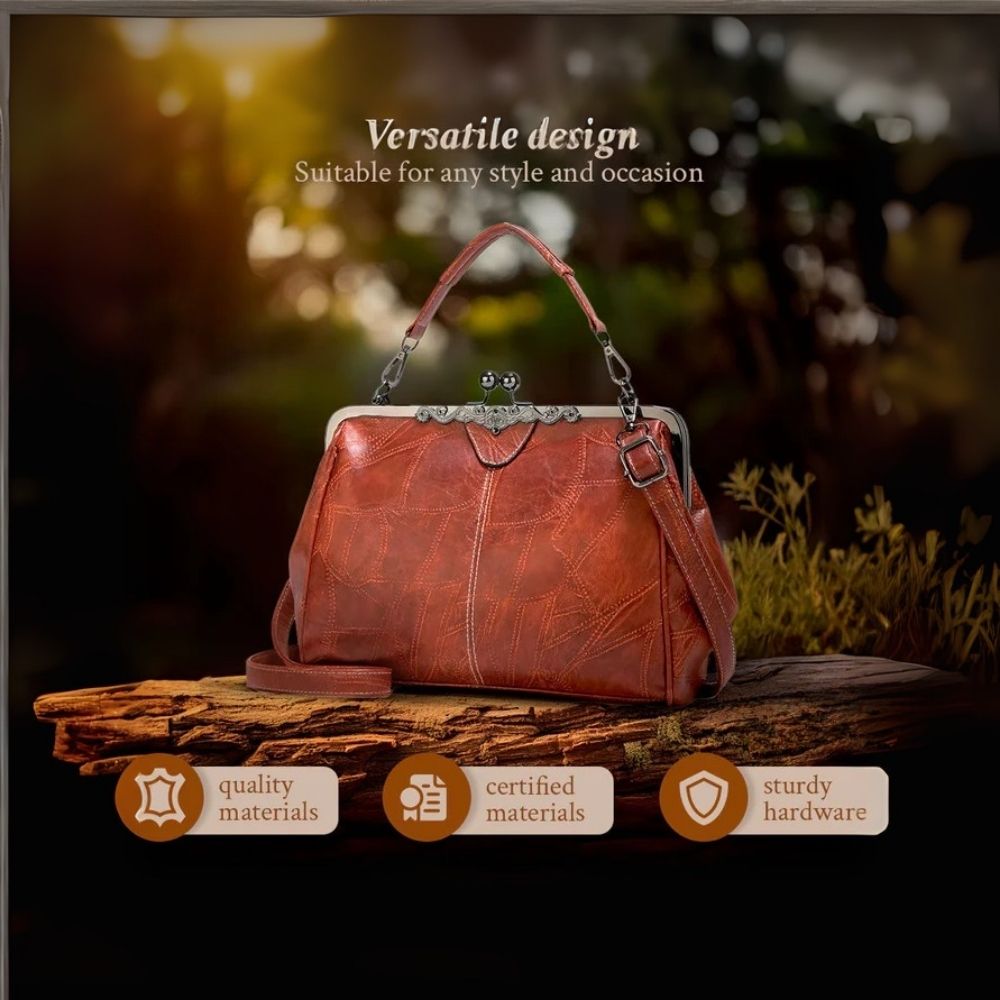 Le Charme Classique de Johanna | Sac Vintage | Dernier jour 80% de réduction !