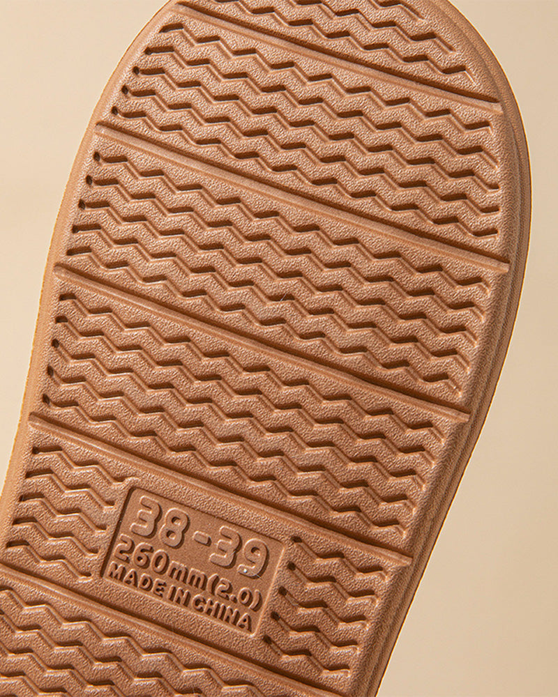 Chaussons en coton léger et antidérapants