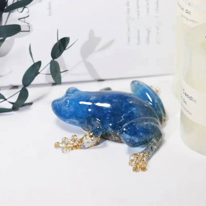 Frostone - Sculpture de Grenouille en Cristal pour Décoration Domestique