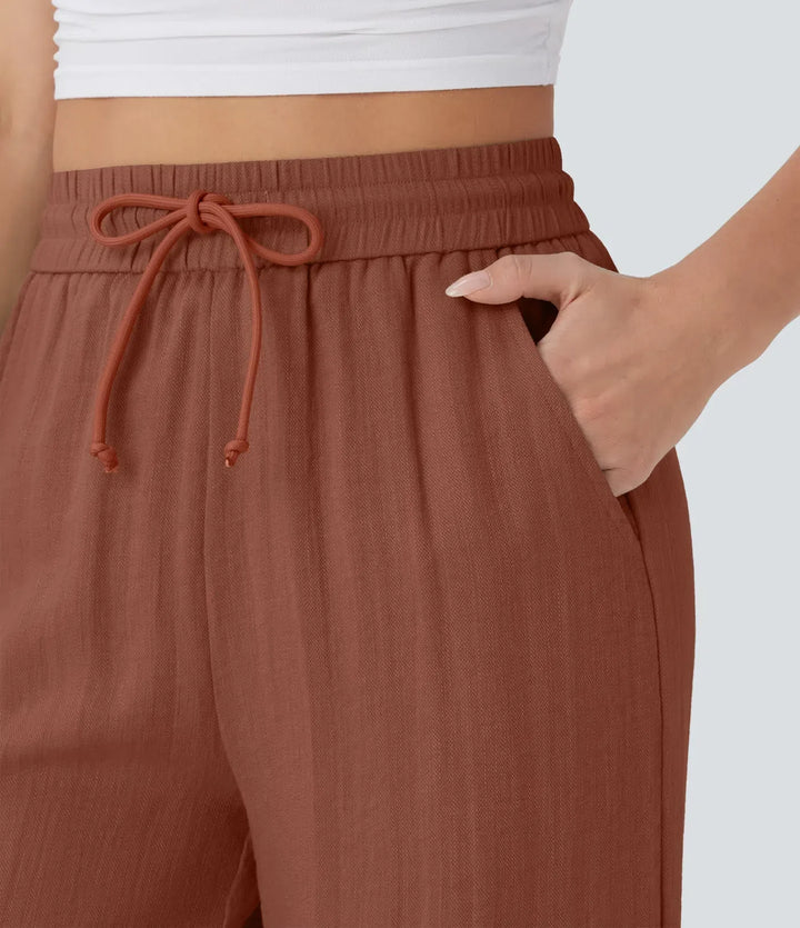 Lisa | Pantalon en Lin Confortable et Aéré avec Jambes Élégantes | 1+1 Gratuit