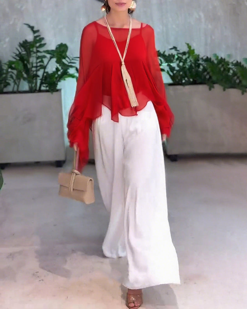 Élégante Blouse Unie