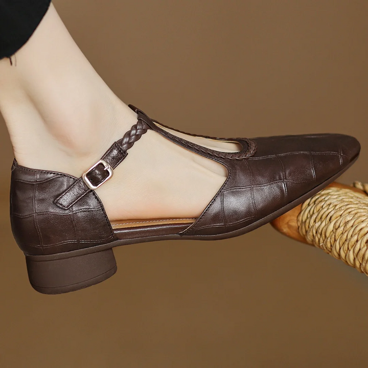 Mary-Jane™| Kepa Leren Mary Janes