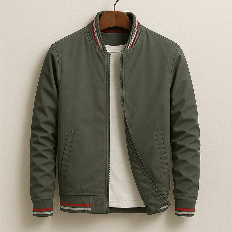Leidsch™ | Veste bomber élégante avec rayures