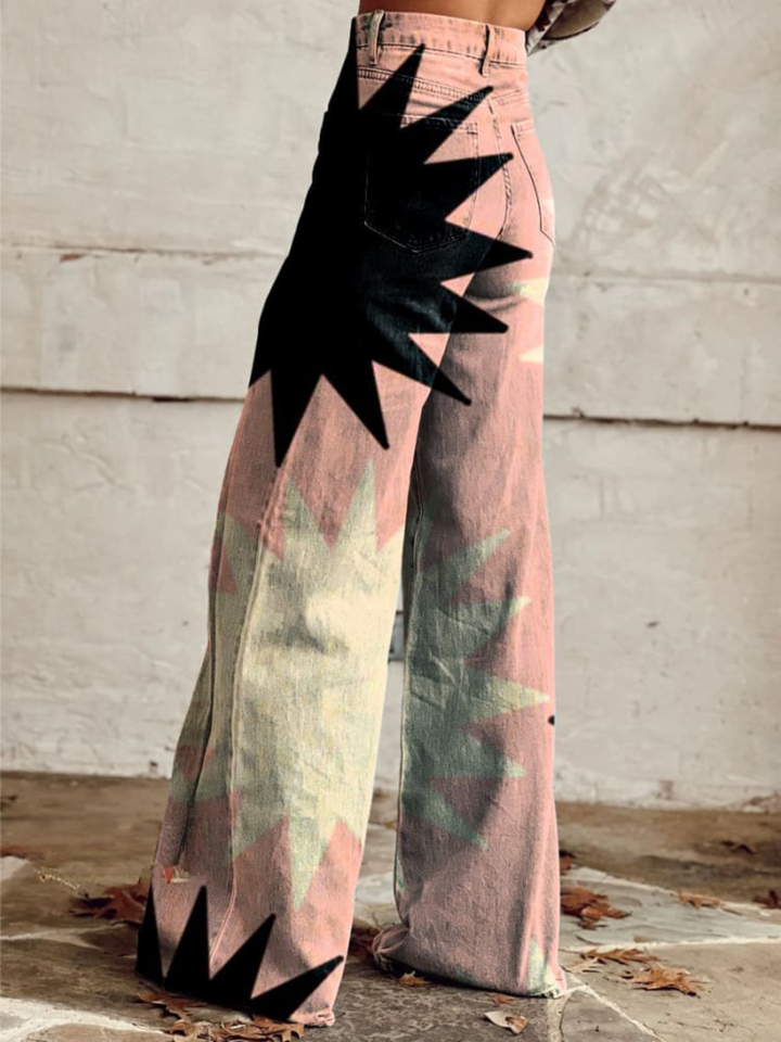 Stella | Pantalon Large Boho Étoile