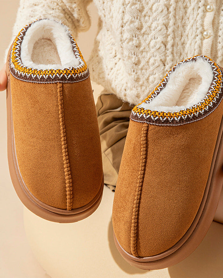 Chaussons en coton léger et antidérapants