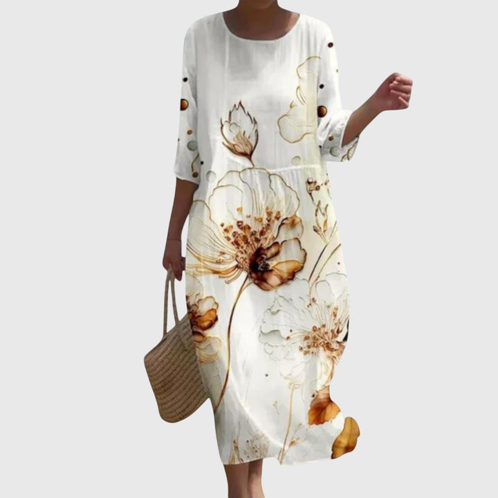 Hayley™ | Robe Maxi Fleurie Élégante