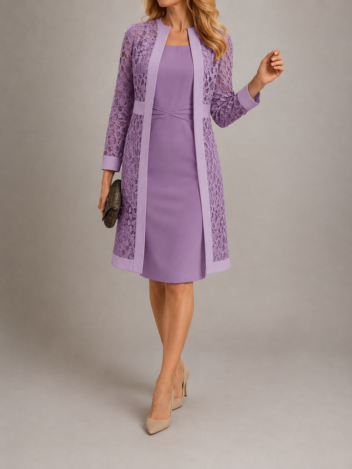 Robe ensemble deux pièces femme élégante cérémonie mariage