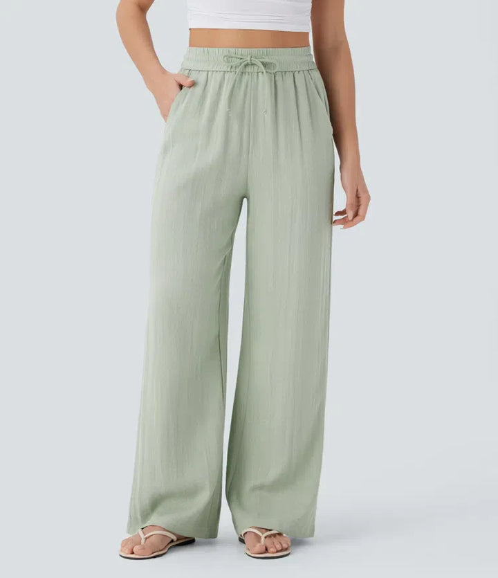 Lisa | Pantalon en Lin Confortable et Aéré avec Jambes Élégantes | 1+1 Gratuit