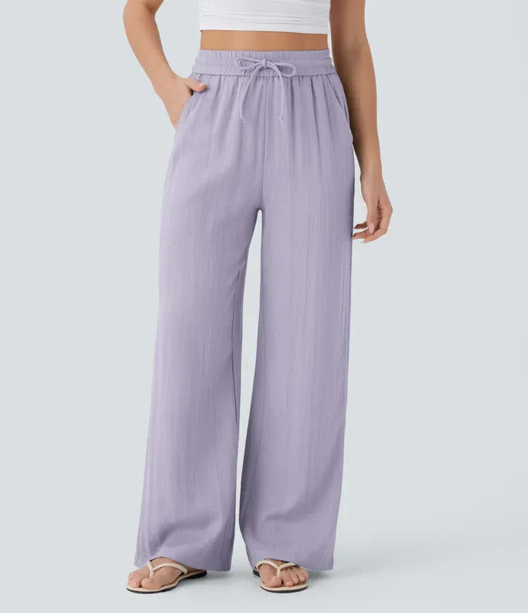 Lisa | Pantalon en Lin Confortable et Aéré avec Jambes Élégantes | 1+1 Gratuit