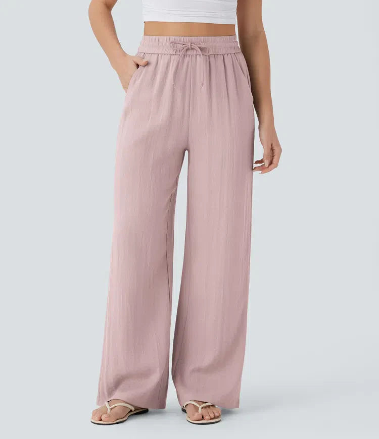 Lisa | Pantalon en Lin Confortable et Aéré avec Jambes Élégantes | 1+1 Gratuit