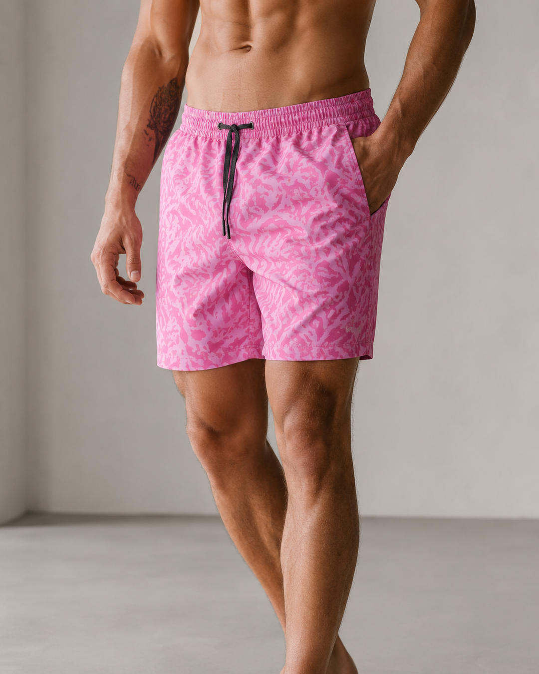 Short de bain homme coupe décontractée à séchage rapide