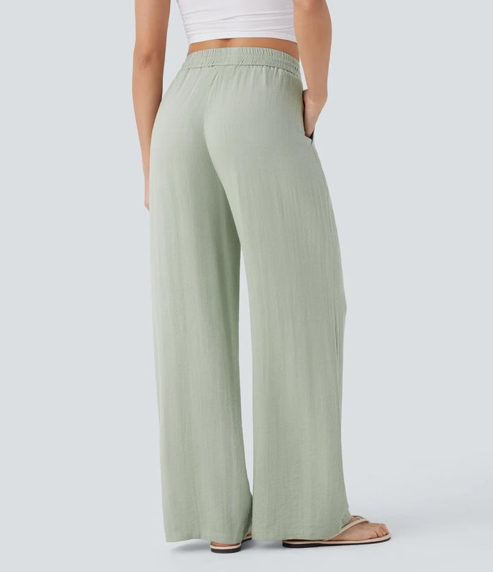 Lisa | Pantalon en Lin Confortable et Aéré avec Jambes Élégantes | 1+1 Gratuit