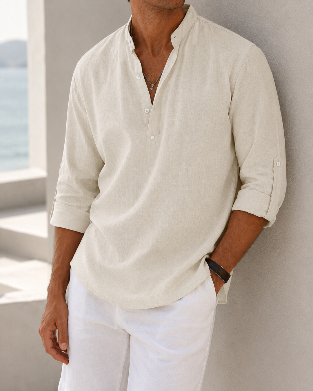 Chemise pour homme décontractée | Été, bureau et quotidien