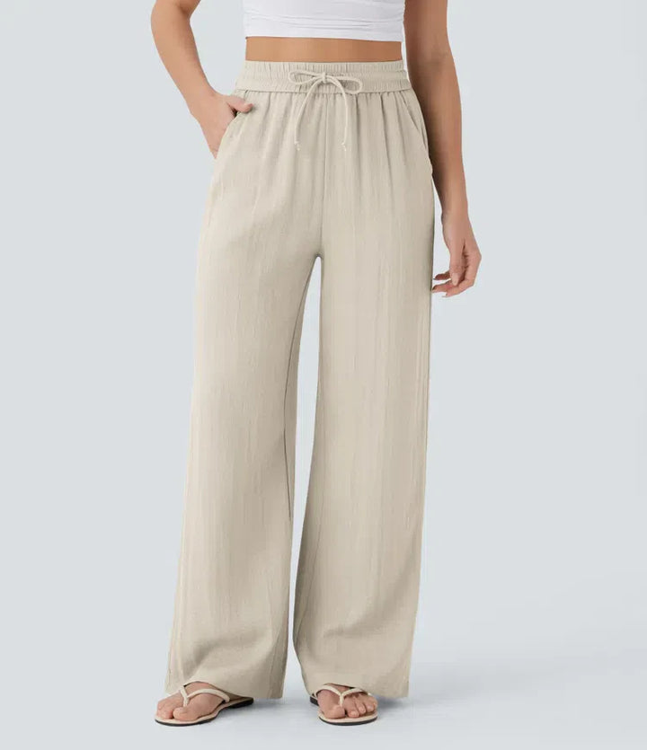 Lisa | Pantalon en Lin Confortable et Aéré avec Jambes Élégantes | 1+1 Gratuit