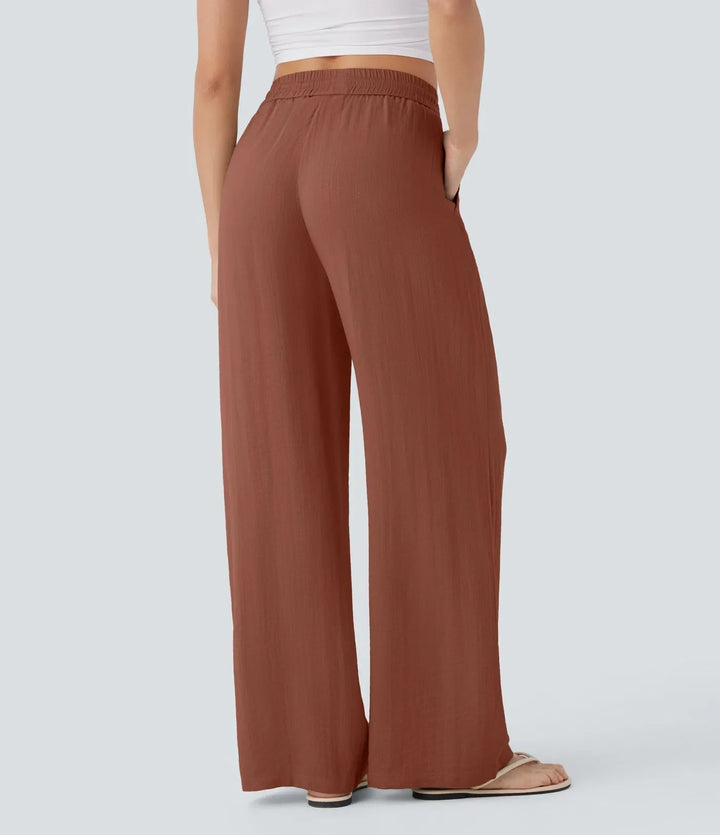 Lisa | Pantalon en Lin Confortable et Aéré avec Jambes Élégantes | 1+1 Gratuit