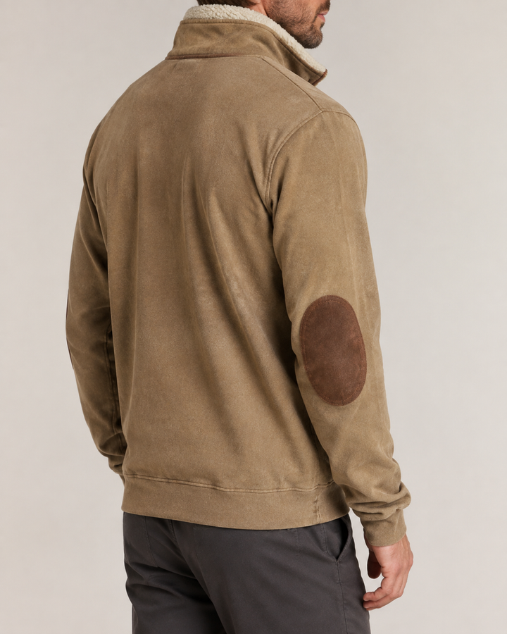 Pull Homme Jacquard Col Zippé Motif Ethnique – Laurent
