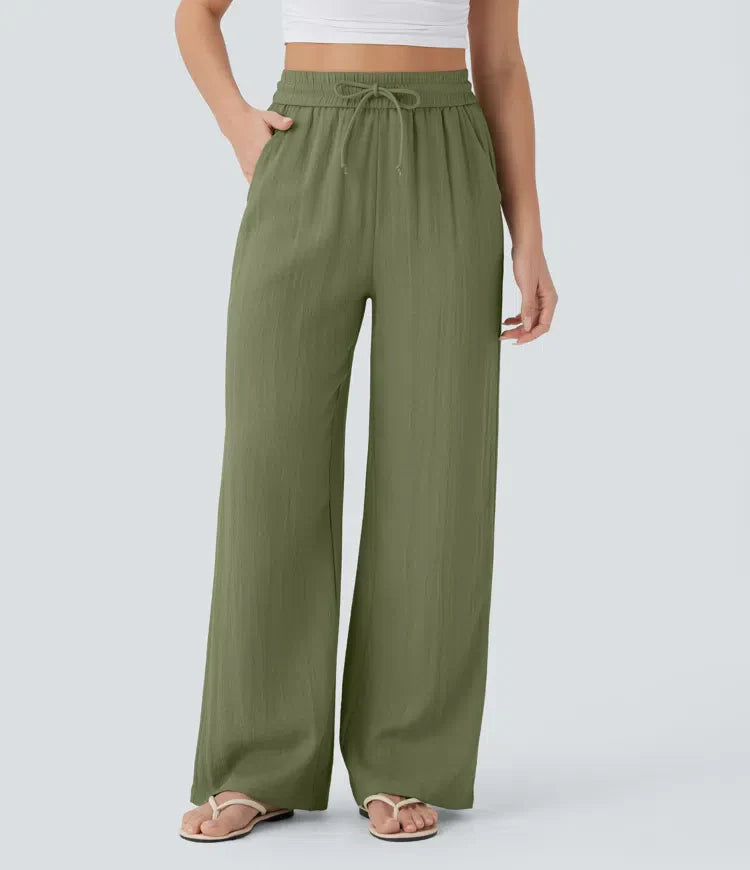 Lisa | Pantalon en Lin Confortable et Aéré avec Jambes Élégantes | 1+1 Gratuit