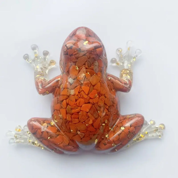 Frostone - Sculpture de Grenouille en Cristal pour Décoration Domestique