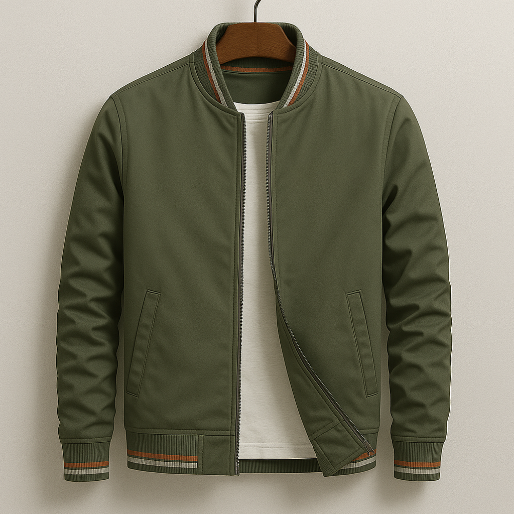Leidsch™ | Veste bomber élégante avec rayures