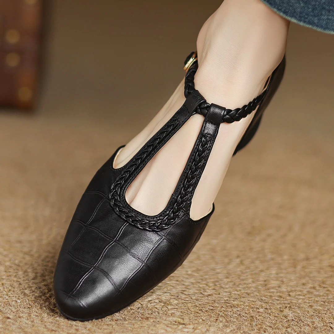 Mary-Jane™| Kepa Leren Mary Janes