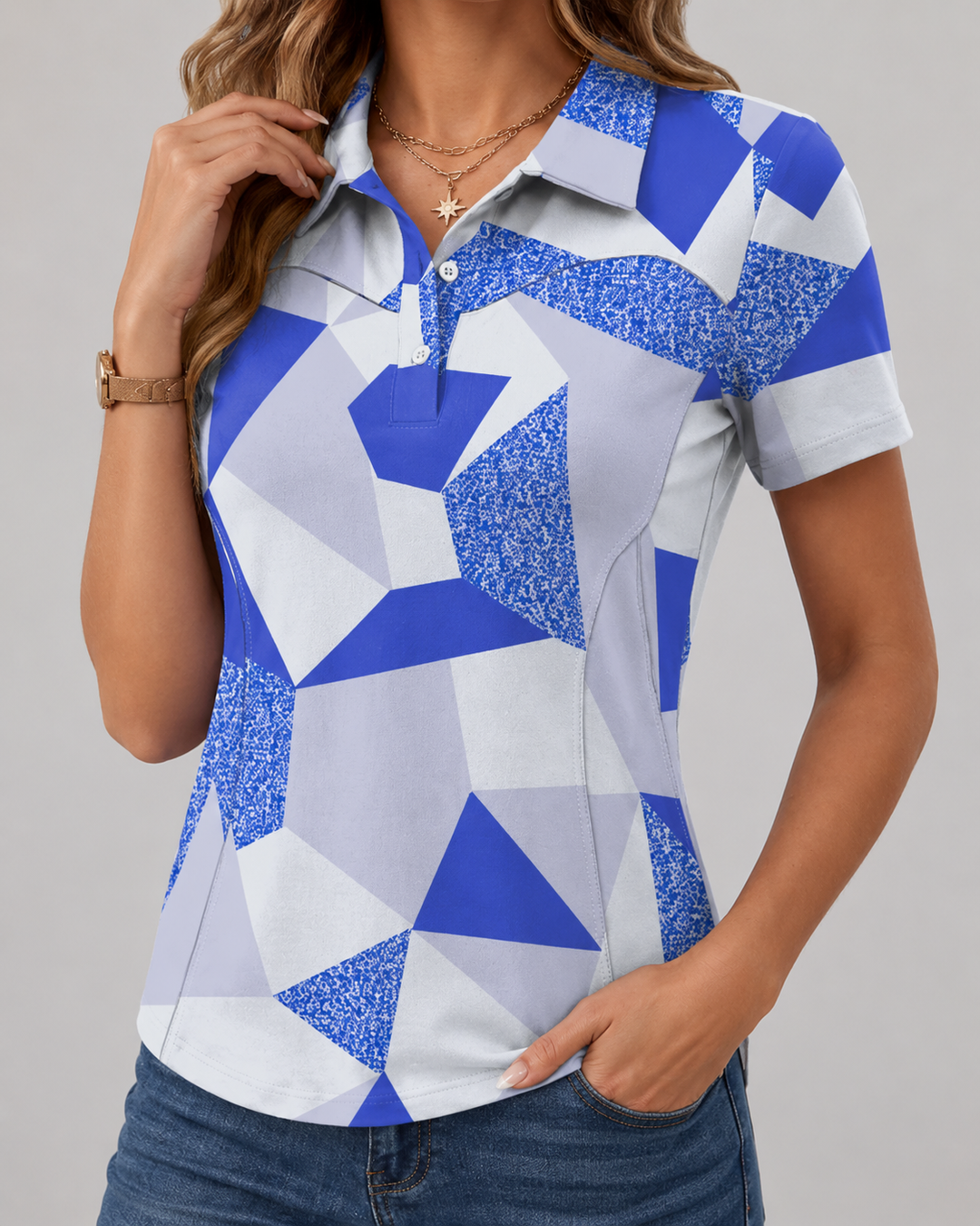 Polo Femme Sport Coton Respirant Manches Courtes – Apolline