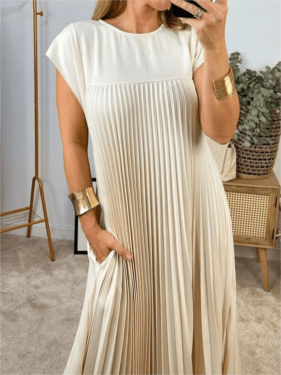 Sandra | Vouw Elegante Jurk