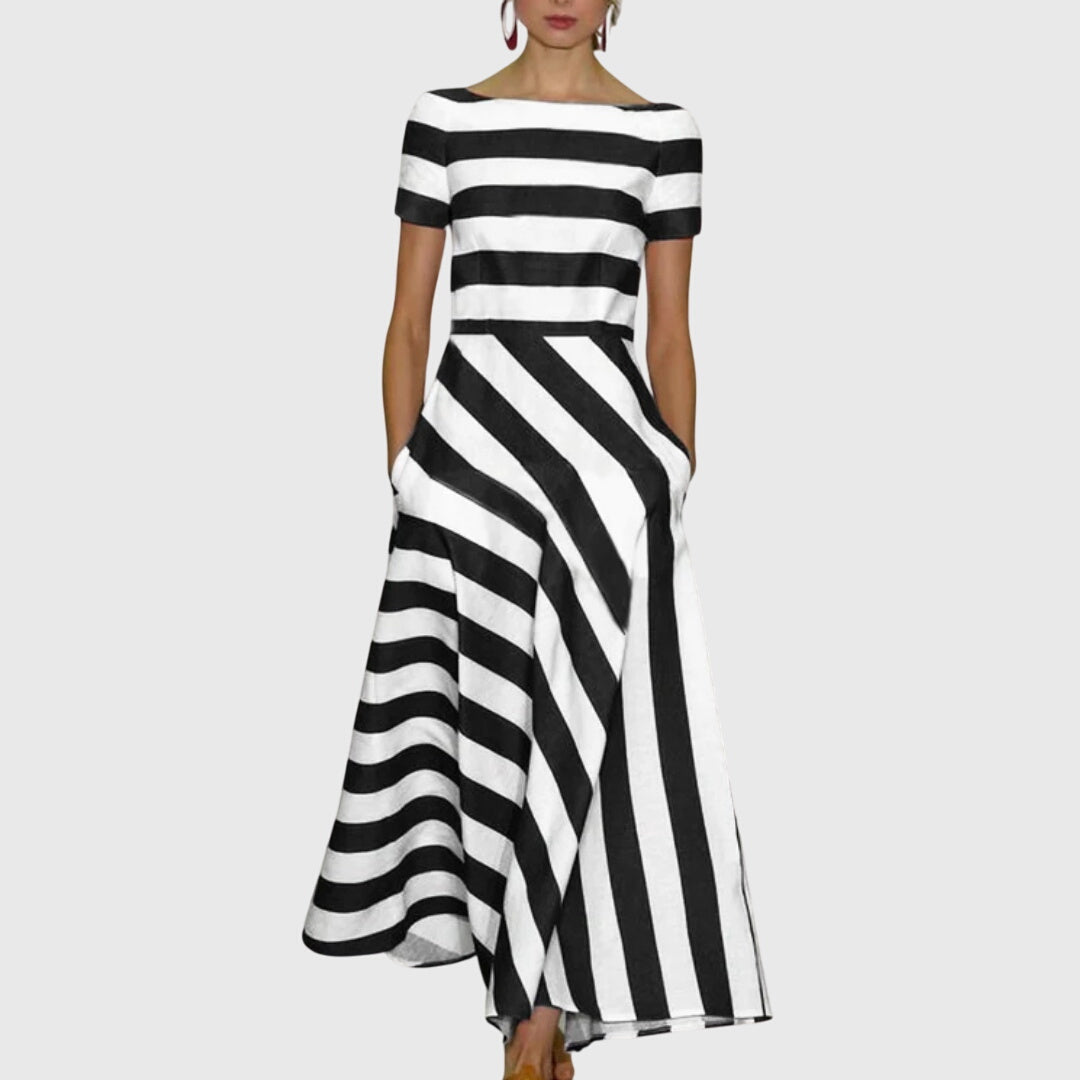 Carly™ - Robe Rayée