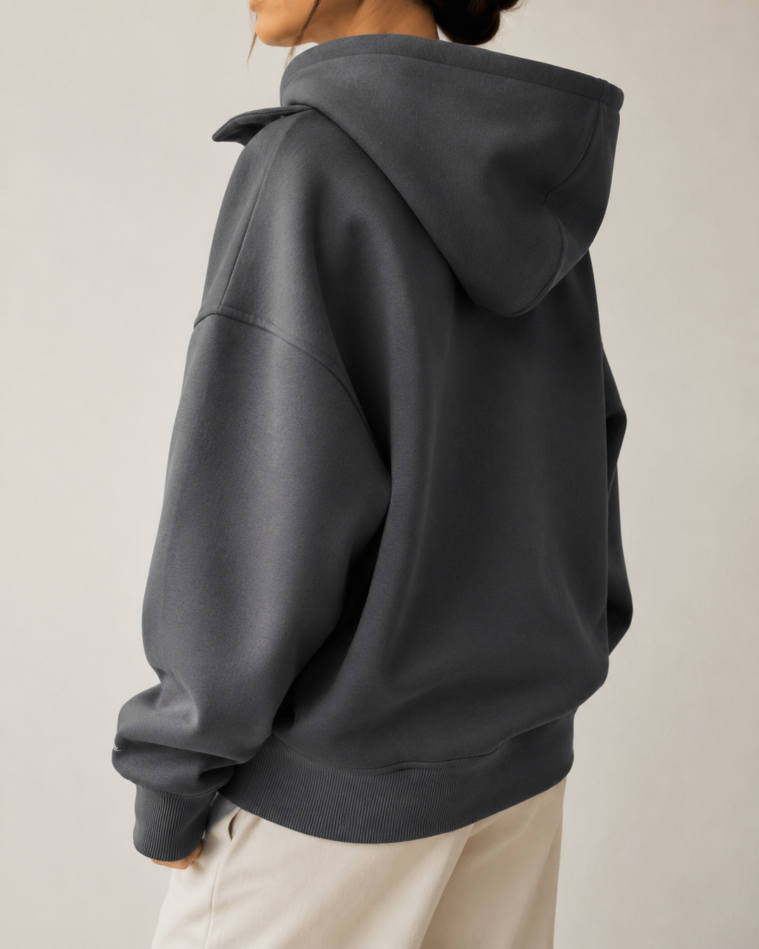 Sweat à Capuche Femme Oversize Épaules Tombantes – Nadège