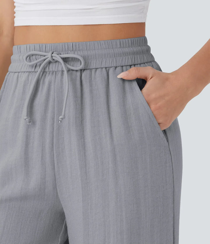 Lisa | Pantalon en Lin Confortable et Aéré avec Jambes Élégantes | 1+1 Gratuit