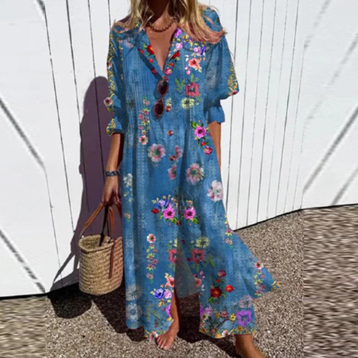 Lily | Robe Maxi Éclatante