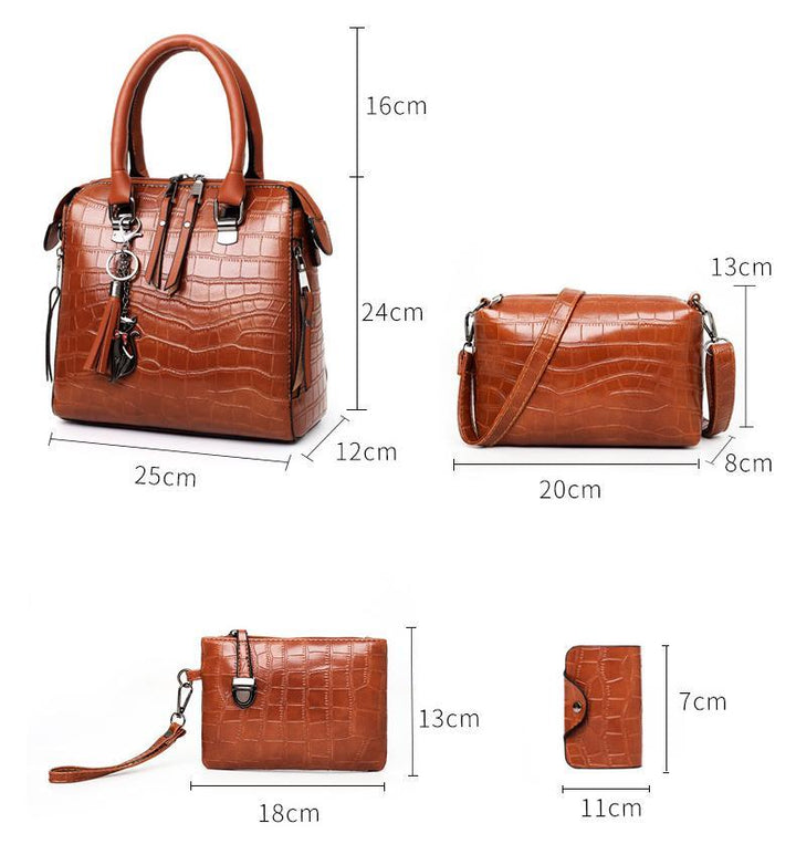 Olivia™ Élégance Classique | Ensemble de 4 Sacs Modernes