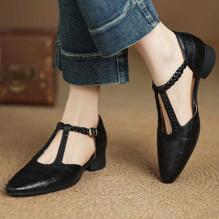 Mary-Jane™| Kepa Leren Mary Janes