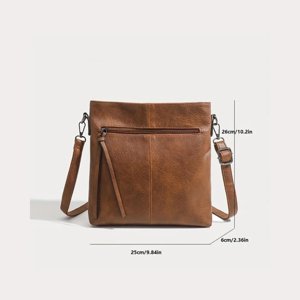 Sac à bandoulière carré rétro Lena | Dernier jour de 80% de réduction !