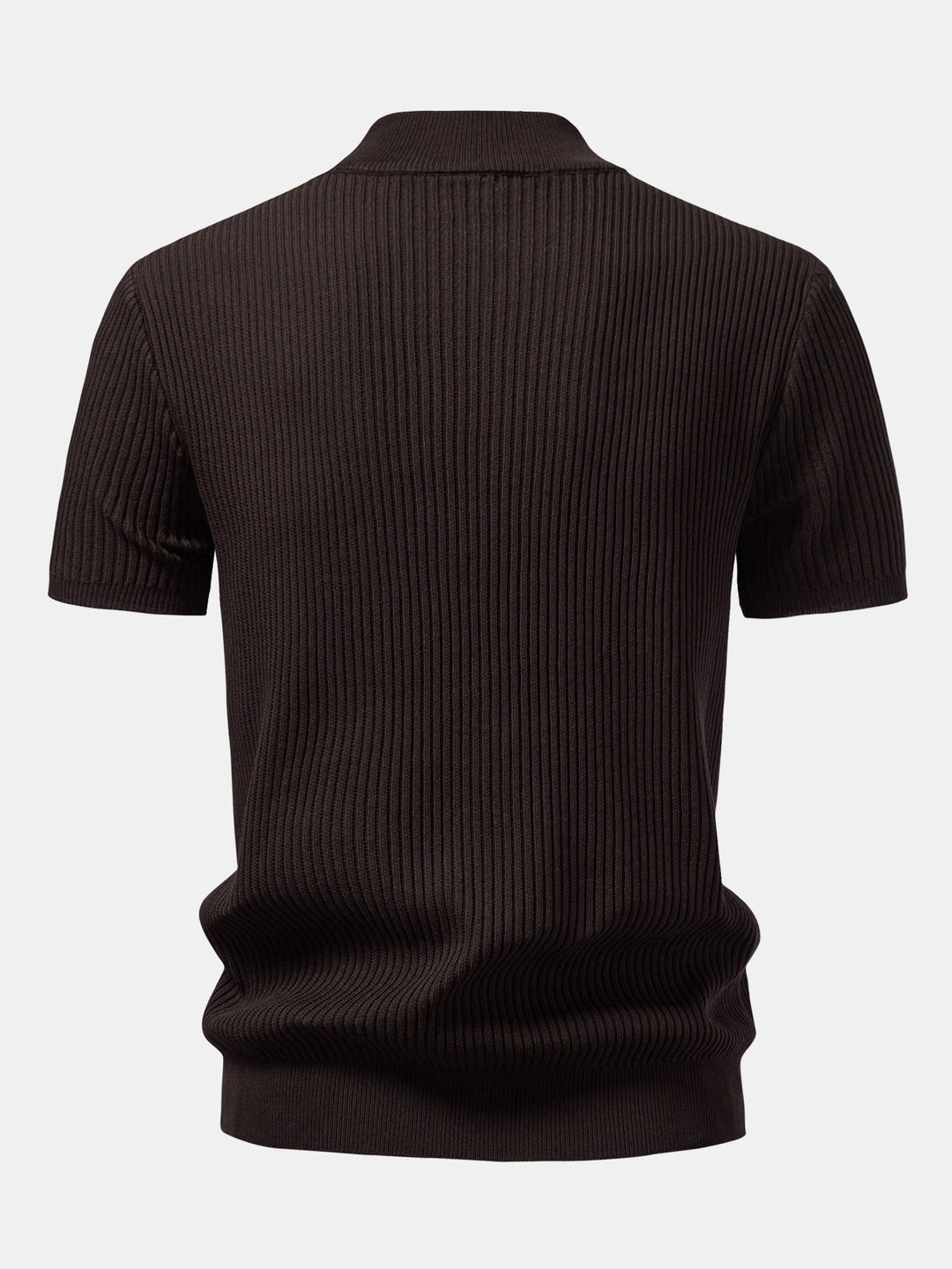Pull Col Roulé Ridé - T-shirt Tricoté