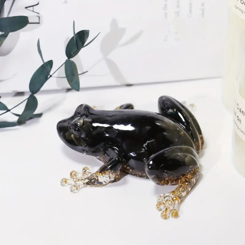 Frostone - Sculpture de Grenouille en Cristal pour Décoration Domestique
