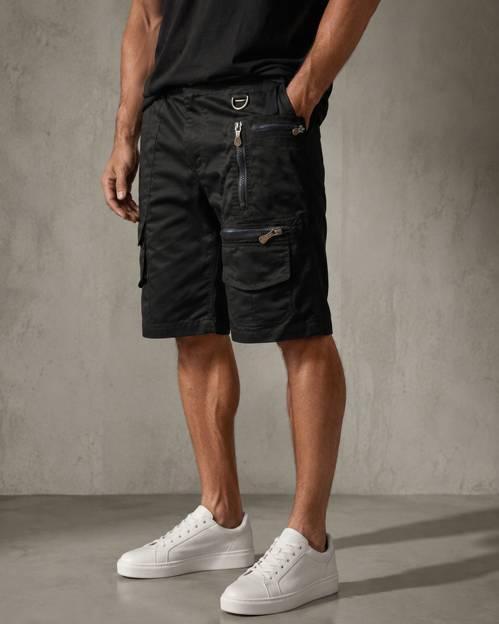 Short décontracté pour hommes | coupe souple poches latérales