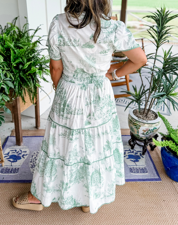 Eliza | Klassiek Toile Maxi
