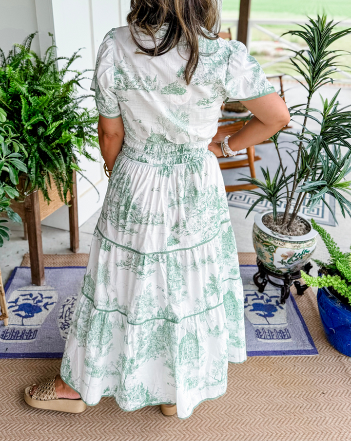 Eliza | Klassiek Toile Maxi