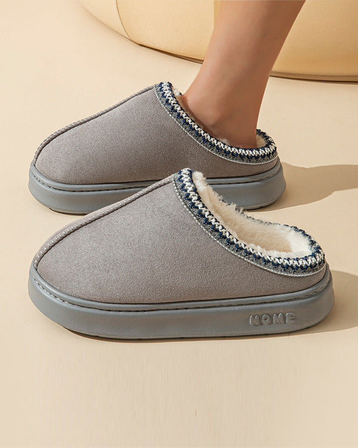 Chaussons en coton léger et antidérapants