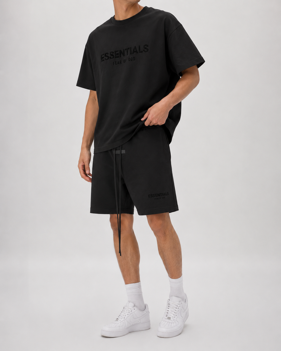 Ensemble T-shirt et short assortis pour hommes | Tenue deux pièces