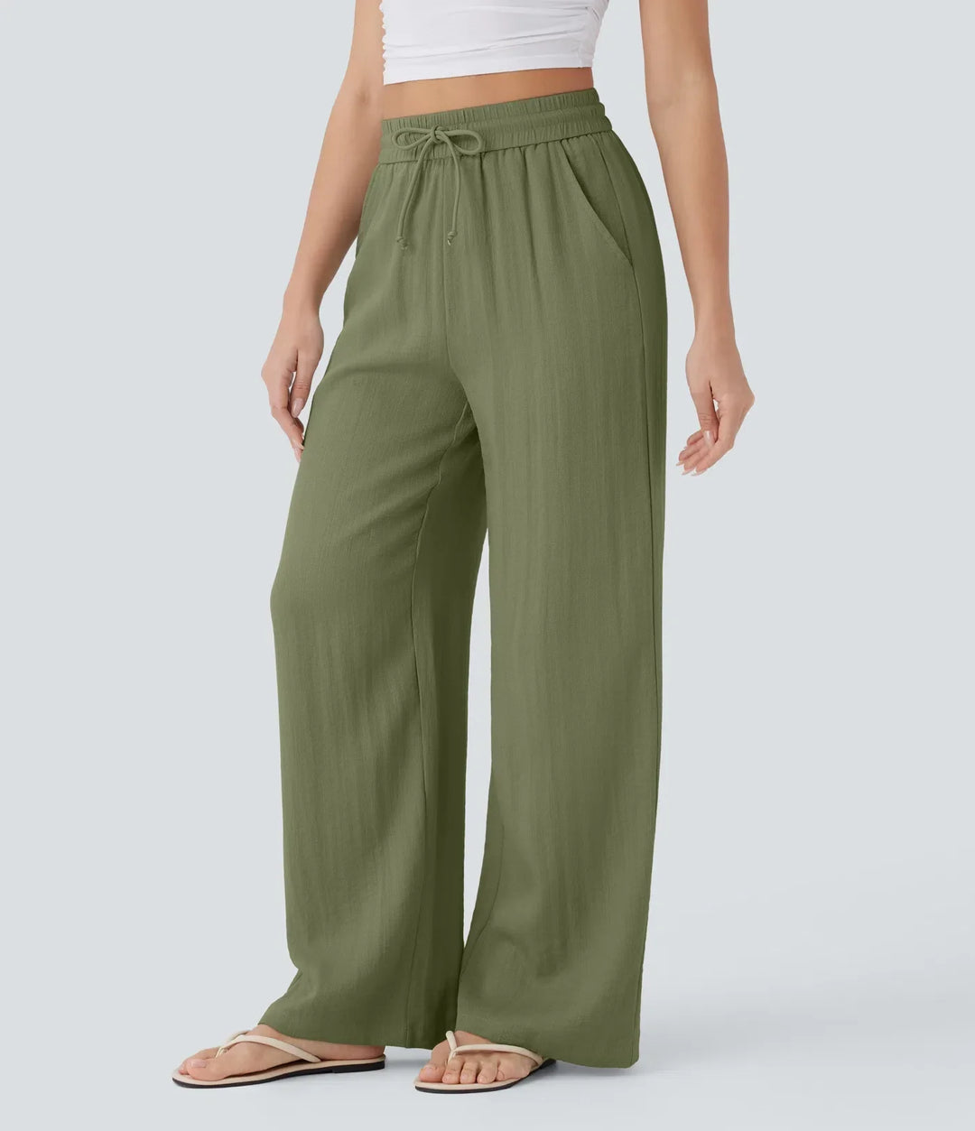 Lisa | Pantalon en Lin Confortable et Aéré avec Jambes Élégantes | 1+1 Gratuit