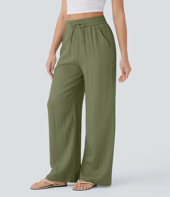 Lisa | Pantalon en Lin Confortable et Aéré avec Jambes Élégantes | 1+1 Gratuit