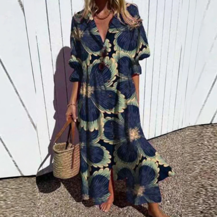 Lily | Robe Maxi Éclatante