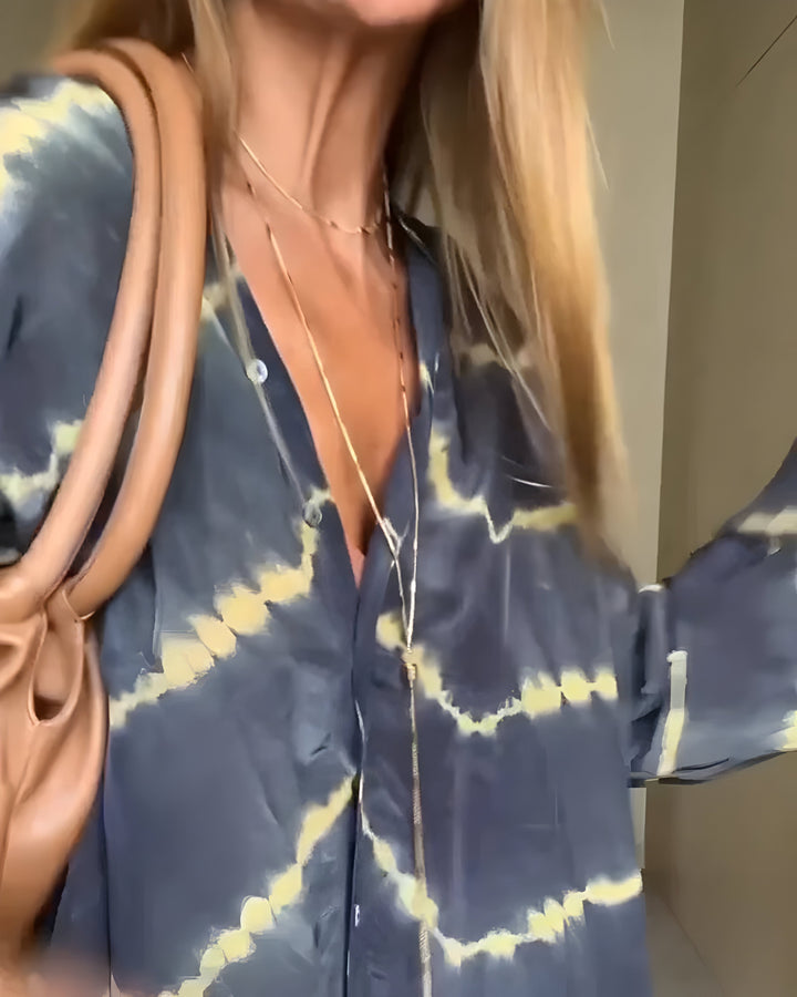 Julia™ | Maxi Boheemse Gestreepte Jurk