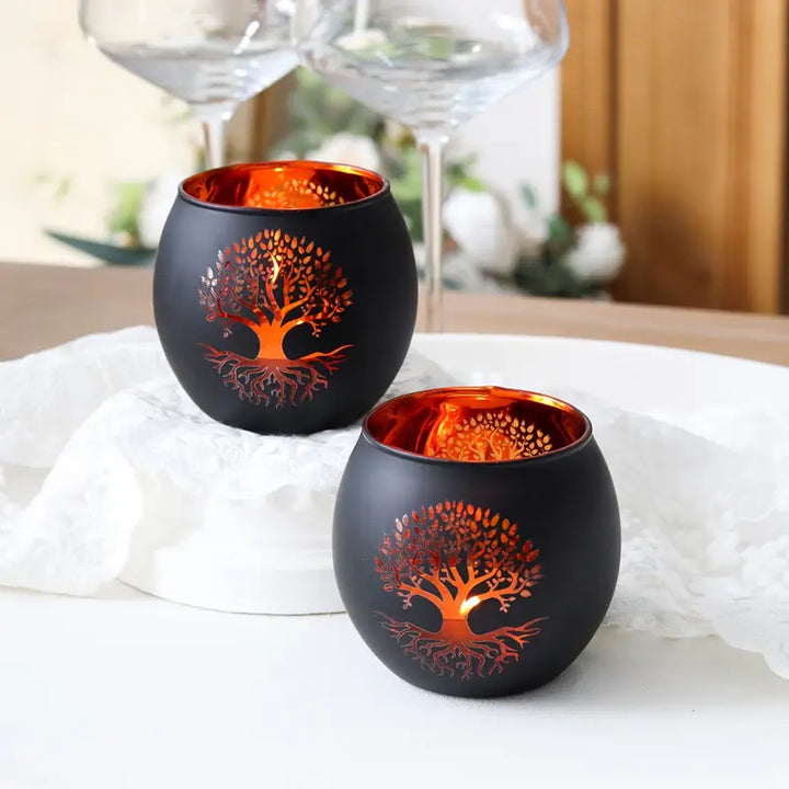 GlowRoot - Support de bougie Arbre de Vie